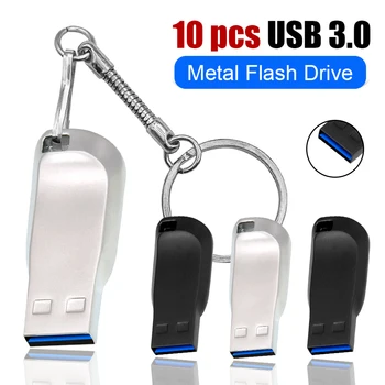10 kom. Prodaja na Veliko Metalnom USB 3.0 Flash drive 64 gb stick od 16 GB, 32 GB Flash drive 128 gb Memory Stick 64 gb Flash drive usb Besplatna Dostava