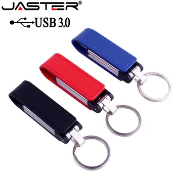 JASTER USB 3.0 LOGO klijenta u stilu kože i metala USB Flash drive 8 GB 16 GB, 32 GB privjesak Kartica memory stick