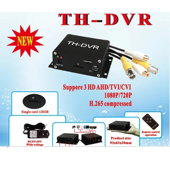 TH-DVR AHD TVI CVI 1080P/720P 128 GB Veliku memoriju TF/SD kartica Mini dvr, H. 264 HDMI USB Kamera za video nadzor Video HC-DVR