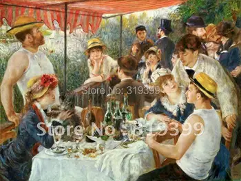 tocno ulje na platnu Pierre Auguste Renoir 100% ručni rad na льняном platnu, Ručak na plovila zabavi, музейное kvaliteta